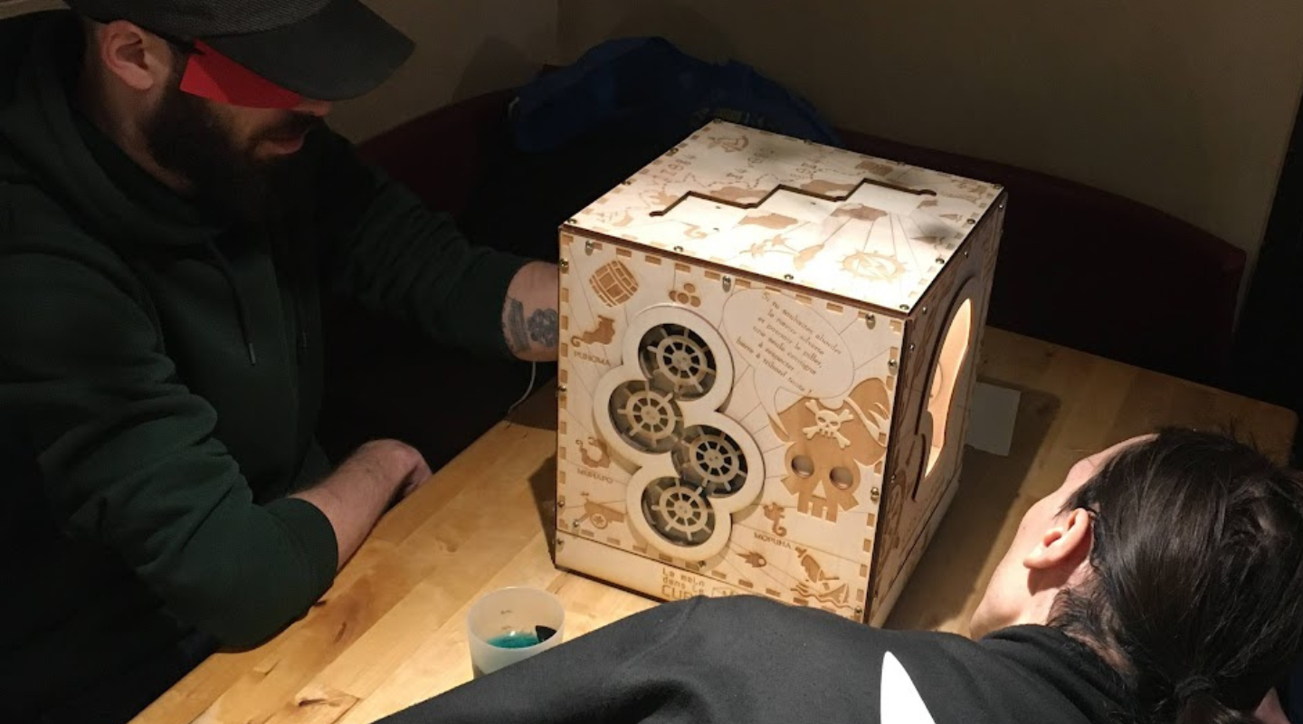 photo de joueurs de La main dans le Cube
